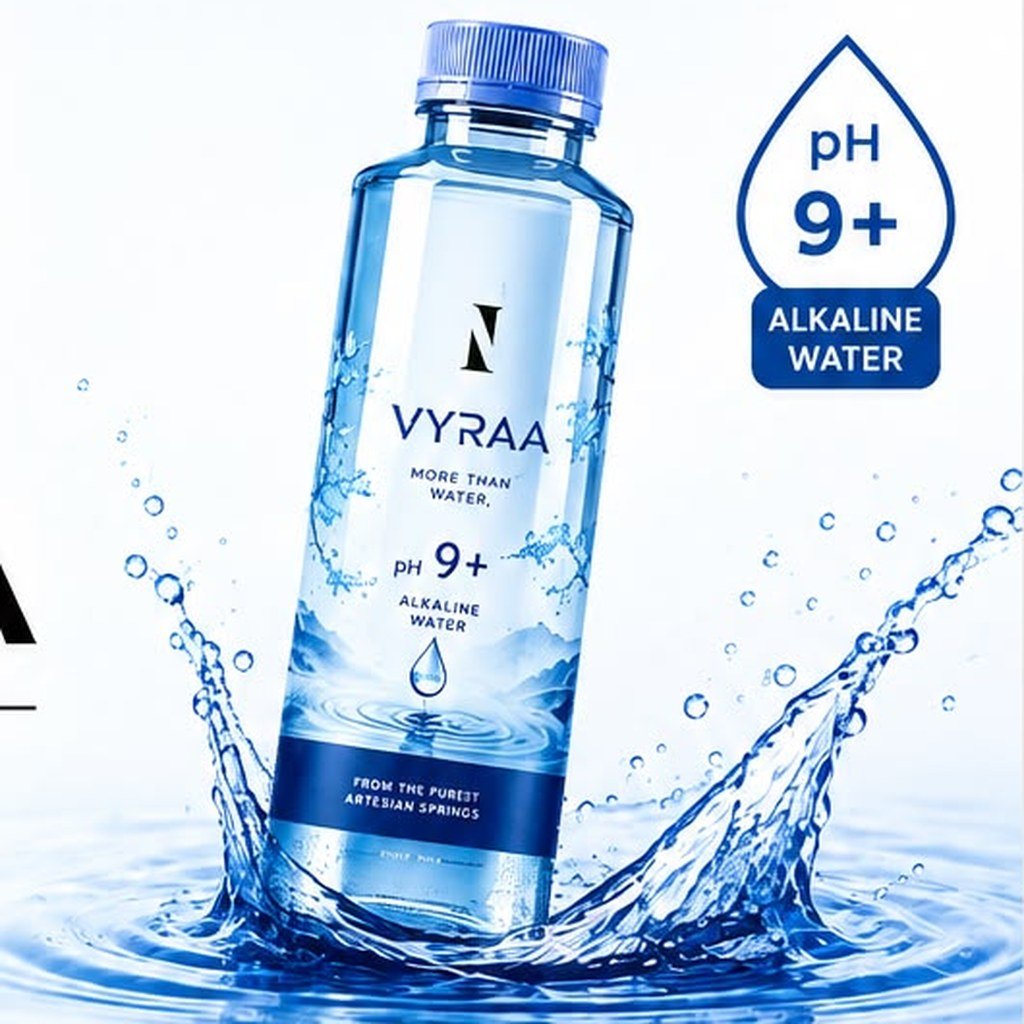 Custom bottle and sachet concept mockup